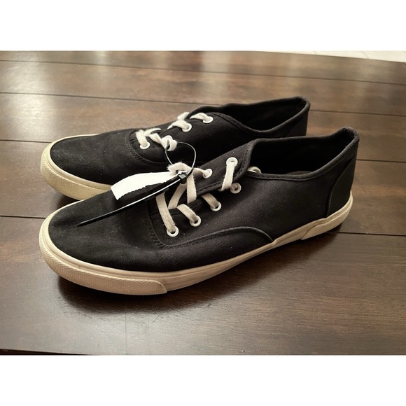 Old Navy Other - Old Navy Boys Shoes Size 8 Black Canvas